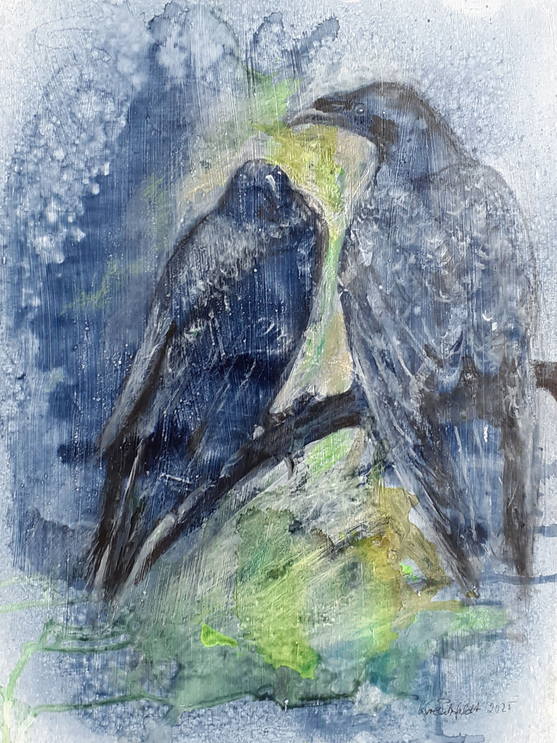 Wo gehst du hin?, 2021, 80 x 60 cm